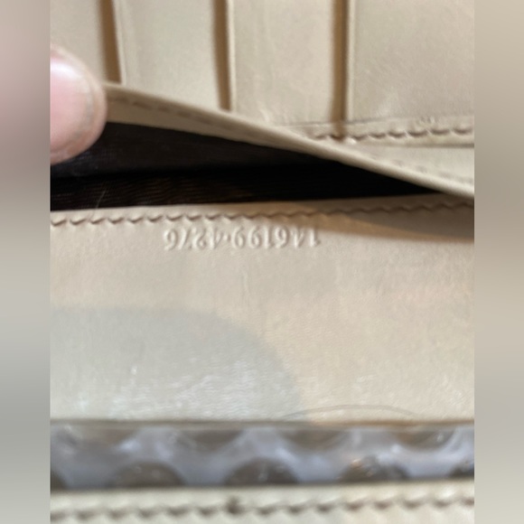 EUC leather monogram long wallet - Picture 7 of 9